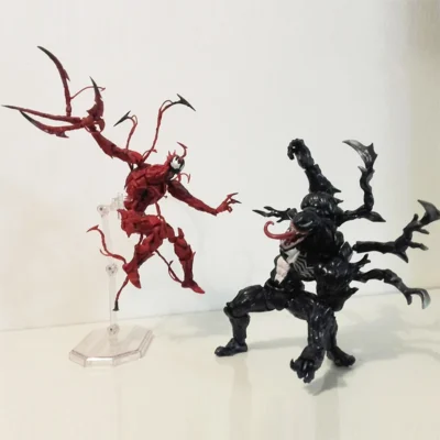 The Amazing Revoltech Yamaguchi Carnage Venom Action Figures