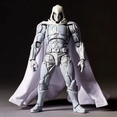 kf S24e8add4d0844deda32ed0673a61e101Y 16cm Moon Knight Figure Revoltech AMAZING YAMAGUCHI Marc Spector Action Figurine Collection Ornament Model Toys Birthday - Amazing Yamaguchi Store