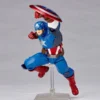 kf S2fdaeaf8695e4fc298034d2672c24d9ac In Stock KAIYODO Marvel Captain America Revoltech AMAZING YAMAGUCHI 16cm Anime Collection Figures Model Toys Steve - Amazing Yamaguchi Store