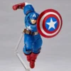 kf S5c95af808cc24c1baf9ef8d2f674ccc8V In Stock KAIYODO Marvel Captain America Revoltech AMAZING YAMAGUCHI 16cm Anime Collection Figures Model Toys Steve - Amazing Yamaguchi Store