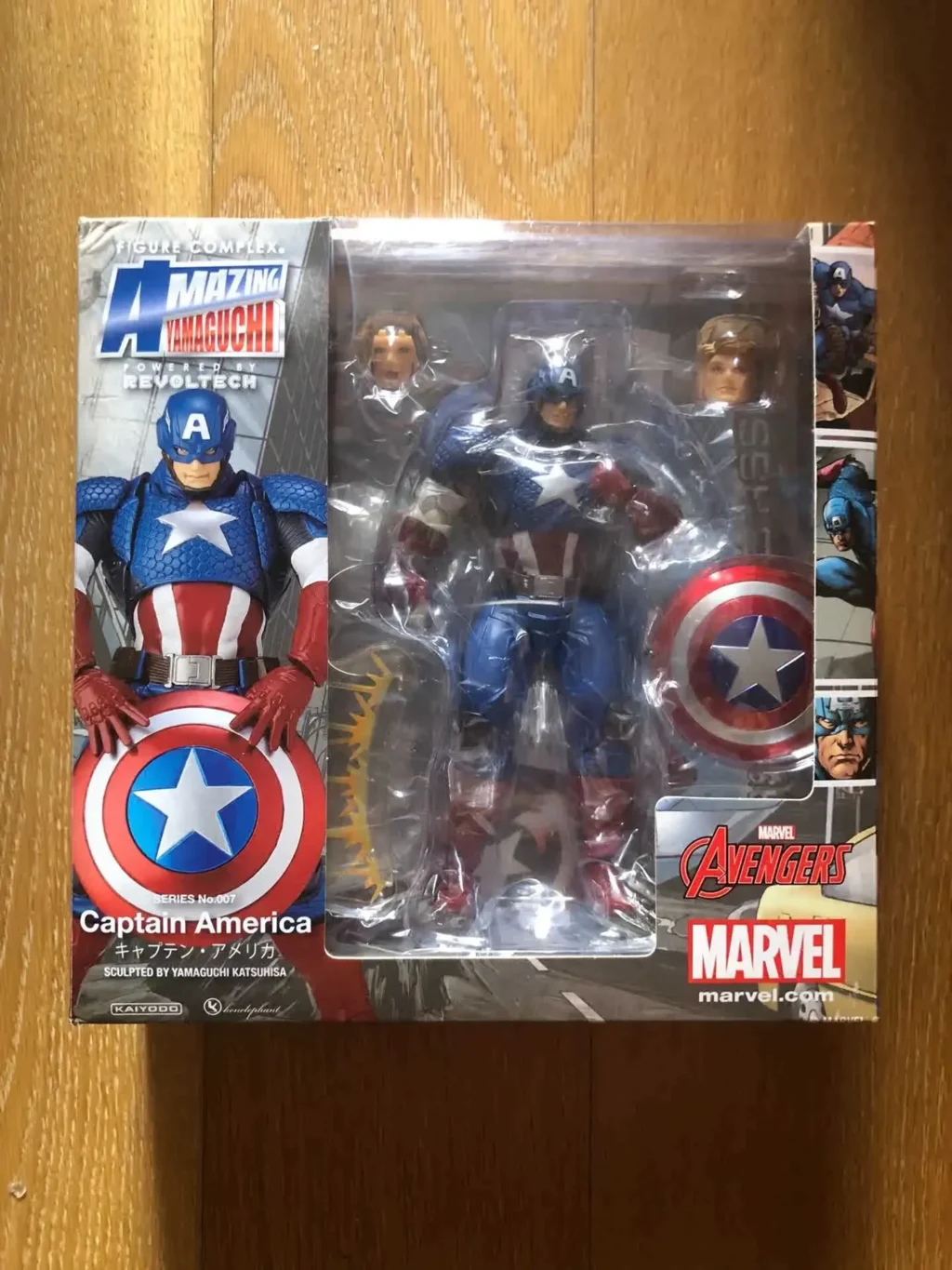 KAIYODO Marvel Captain America Revoltech AMAZING YAMAGUCHI 16cm