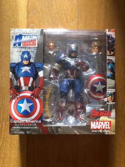 KAIYODO Marvel Captain America Revoltech AMAZING YAMAGUCHI 16cm