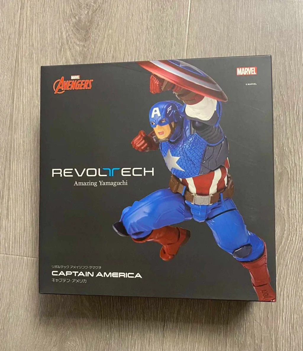 KAIYODO Marvel Captain America Revoltech AMAZING YAMAGUCHI 16cm - Image 2