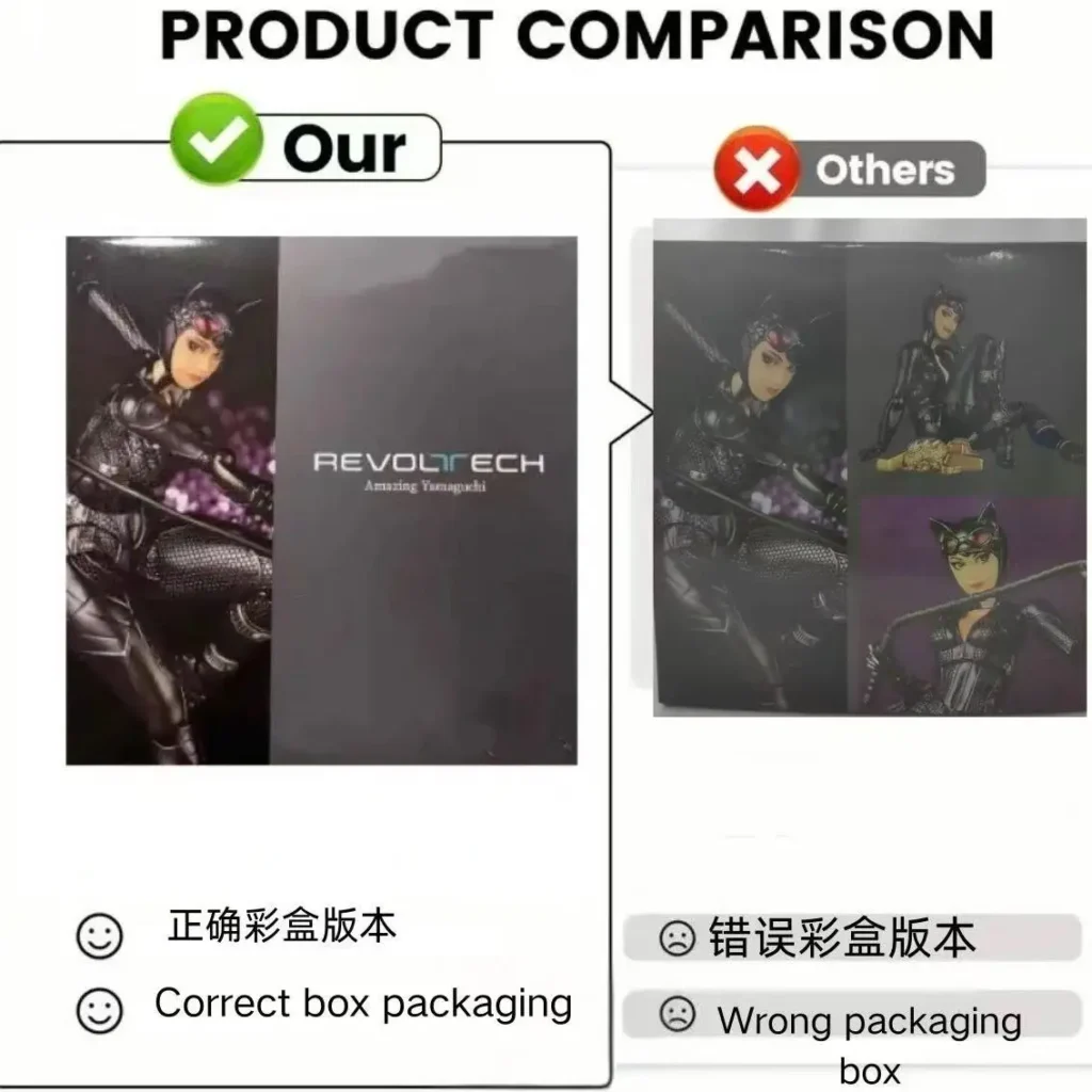 Ko Catwoman Action Figure Selina Kyle Anime Figure Revoltech Amazing Yamaguchi - Image 2