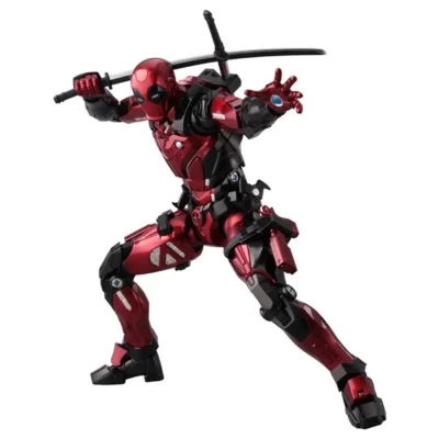 kf Sf187cd4d26264327a07782c3654d12a9b Deadpool Fighting Armor Deadpool Wolverine Action Figure Joint Movable New Mutants Wilson Comics Wade Model Movie - Amazing Yamaguchi Store