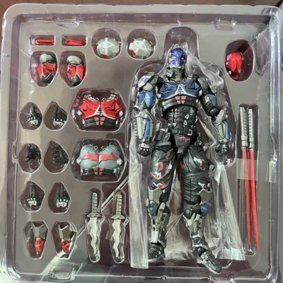 kf Sf3a4b8c6b01d419a83d757d5f91bcf50e Batman Arkham Knight Action Figure Yamaguchi 024 Movable Batman Joint Model PVC Model Toys Joint Movable - Amazing Yamaguchi Store